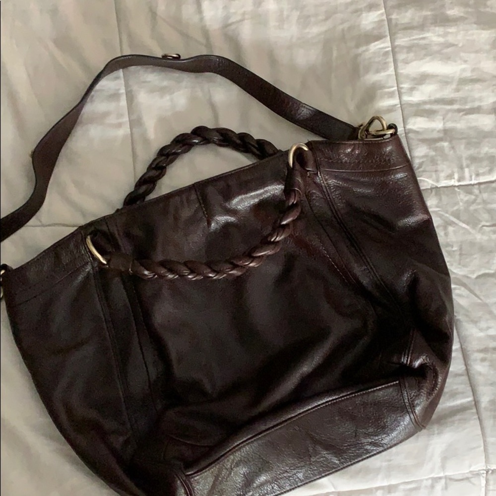 Leather handbag